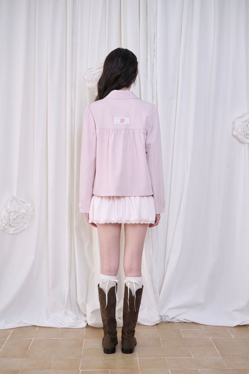 Sophie Shirred Trench Jacket (2 colors)