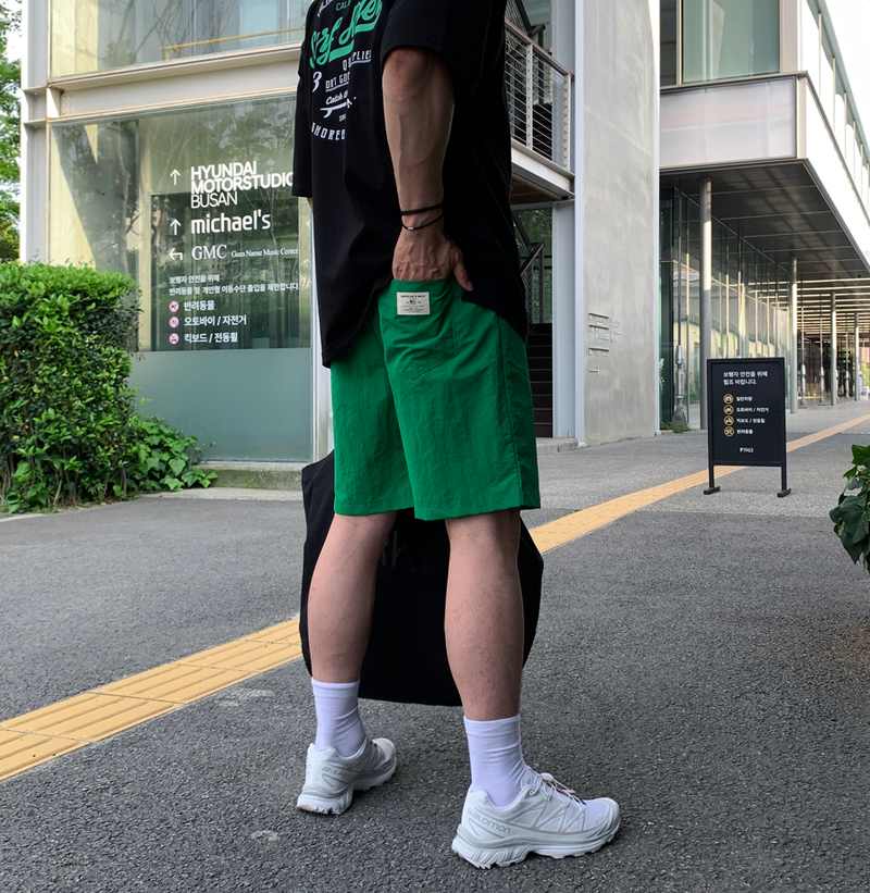 Kors Summer Nylon USA Patch Shorts