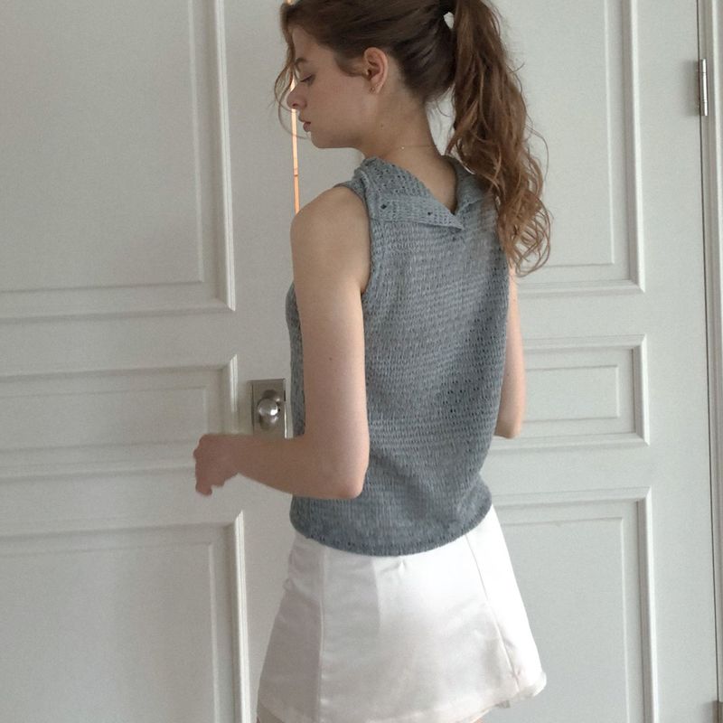 Elrocio neck vest (gray)