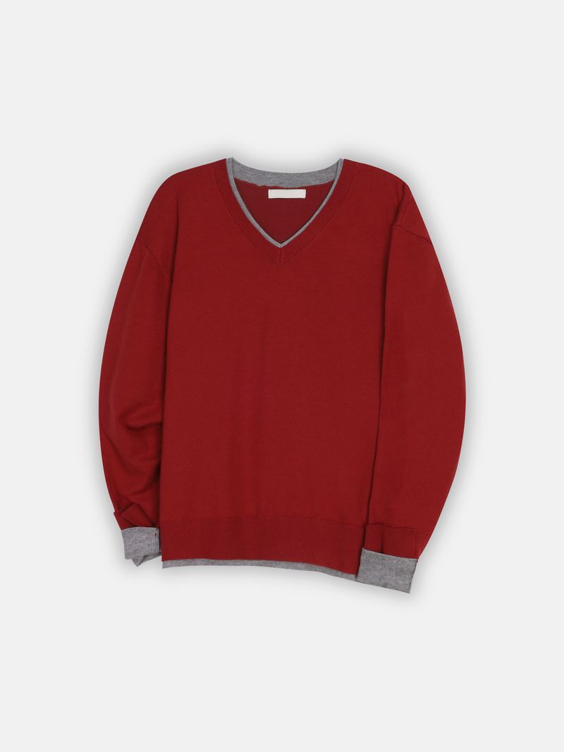 Fitz layered vneck
