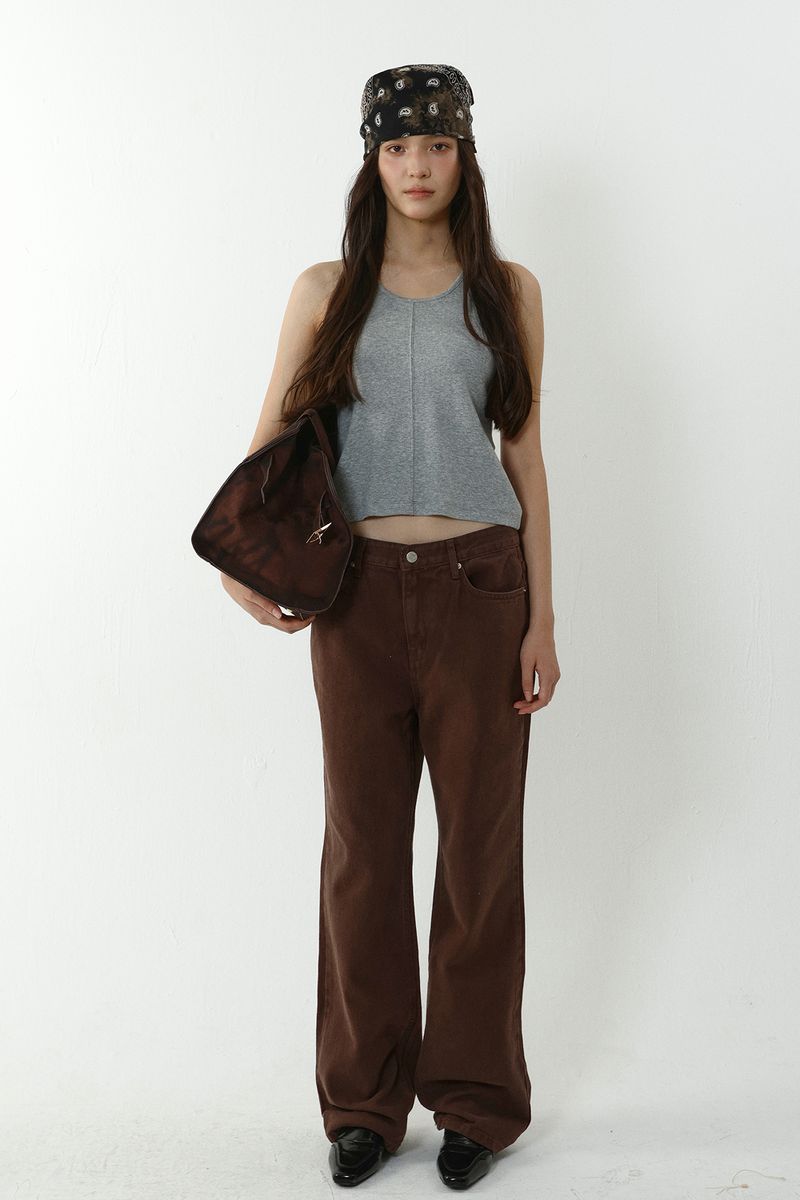 BROWNIE COTTON JEAN_BROWN
