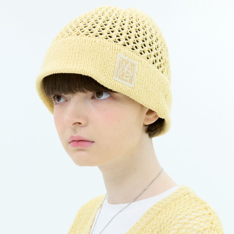 WaiKei(ワイケイ)の「Mesh knit bucket hat(Hats)」