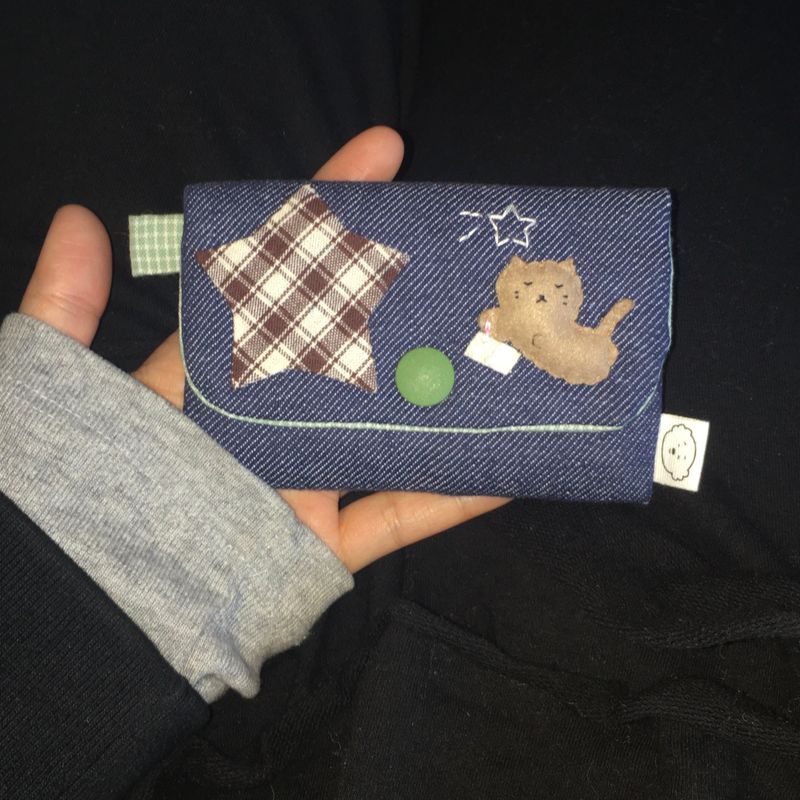 hyozzz（ ヒョッズ）の「"My Dream Is..." Cheese (Denim) Card Wallet（Accessories）」