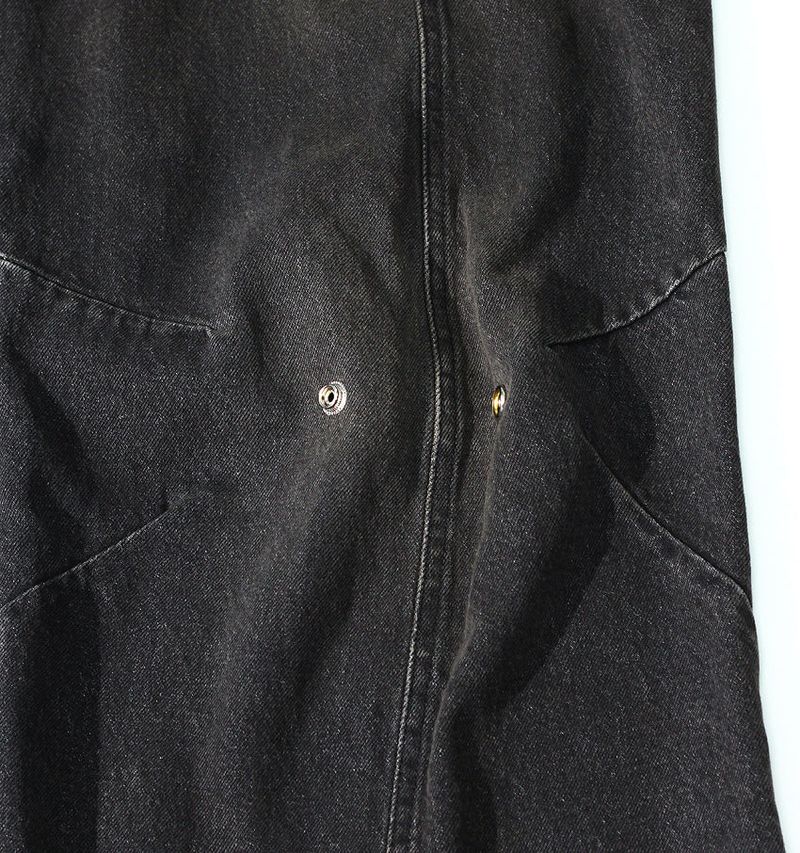 No.1019 noir boots cut denim PT