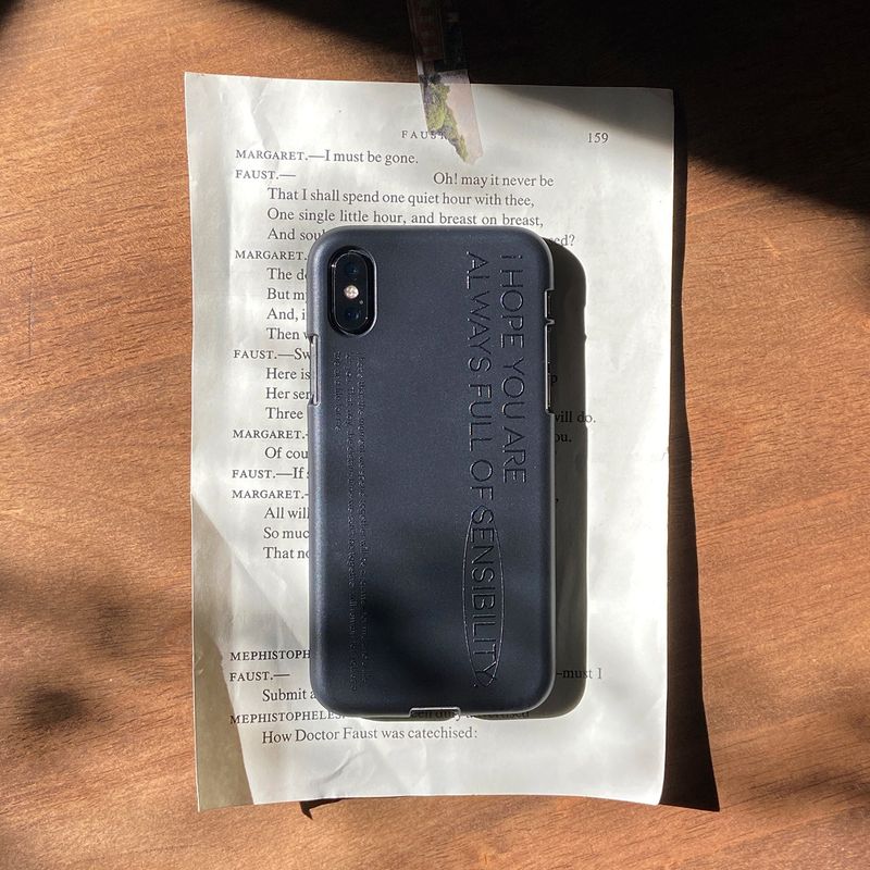 Notful（ノットフル）の「Hope black Jelly case（Smartphone Accessories）」