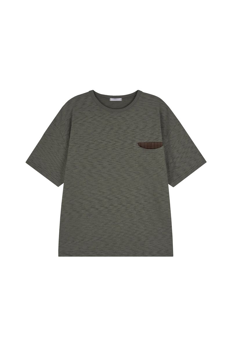 Spec Slub Checked Top