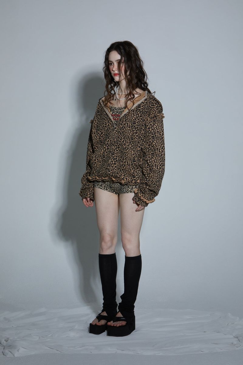 LEOPARD HOOD