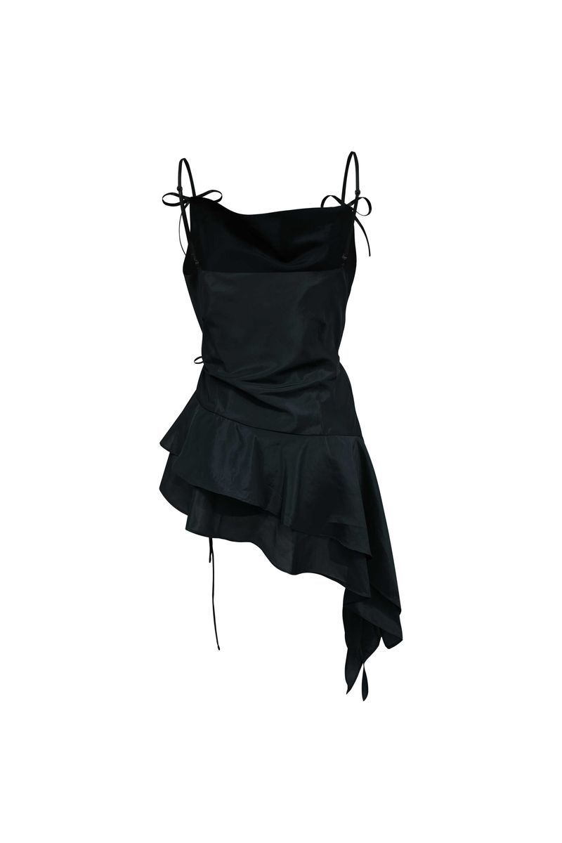 NYX MINI DRESS / BLACK