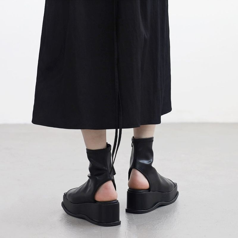 2 3 Open To Ankle Boots