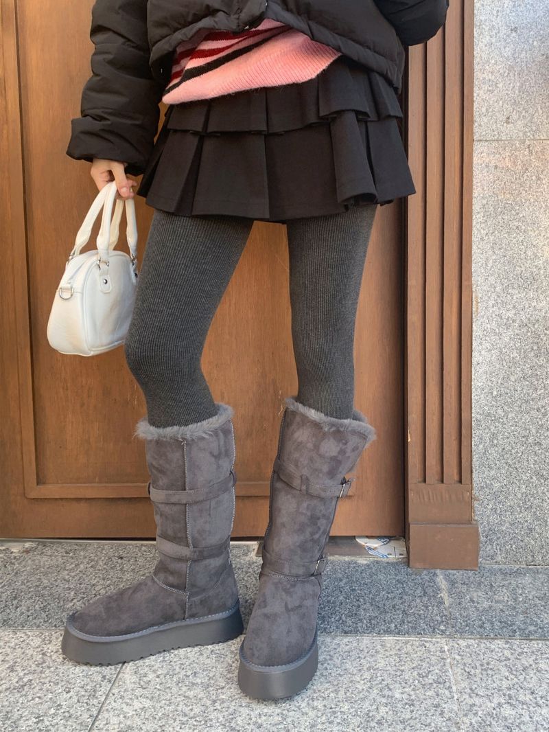 Soft Warm Wnter Fleece Basic Leggings