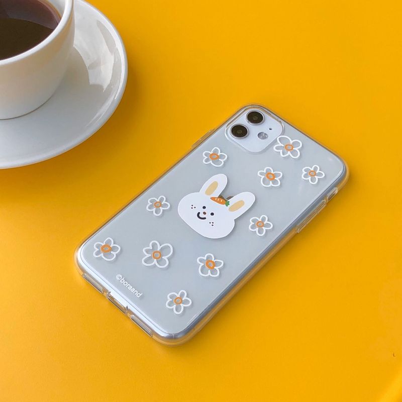 bora and(ボラアンド)の「Flower bunny case (iphone case)(Smartphone Accessories)」