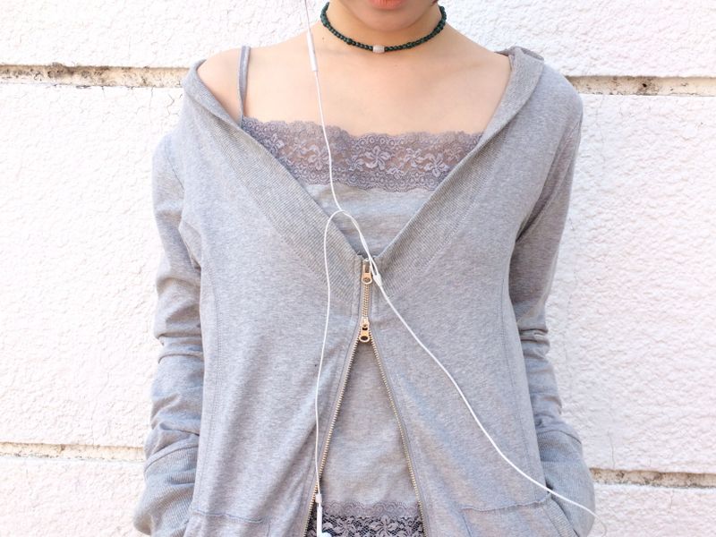 frilling Sheer skirt