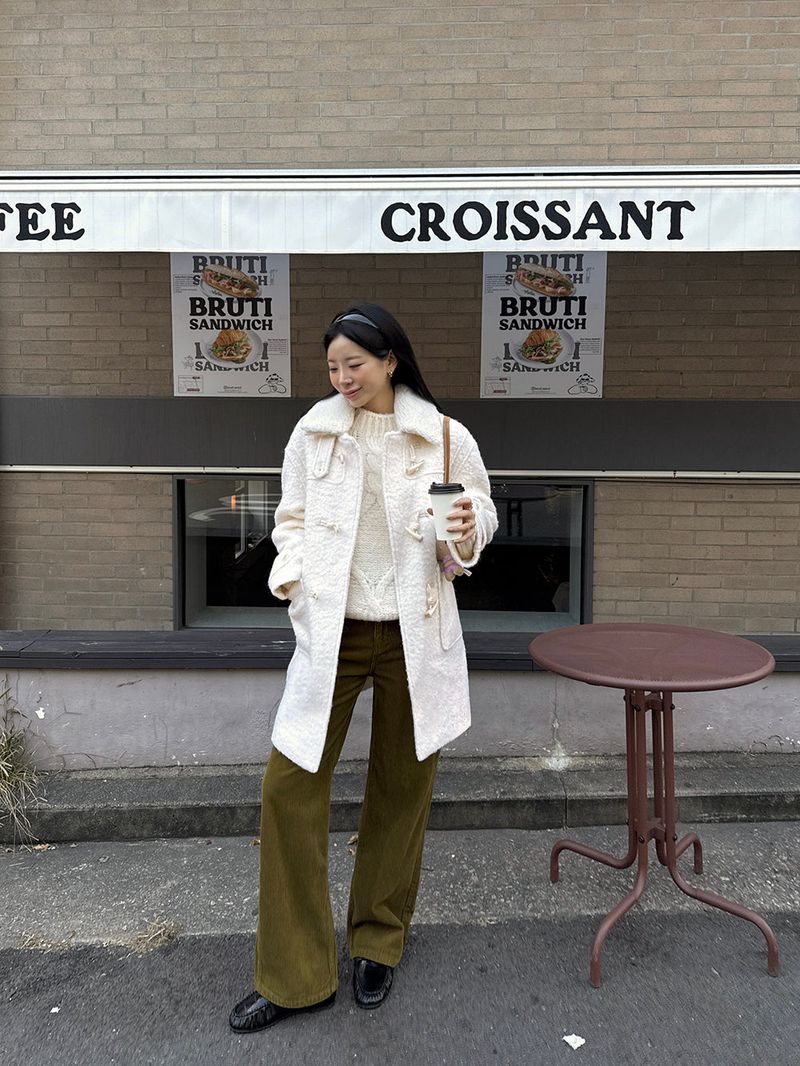[MADE] ROIT WOOL ALPACA HANDMADE SHEARLING KARA COAT