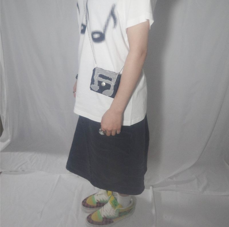 [MADE] mini music notes_ chain bag~*