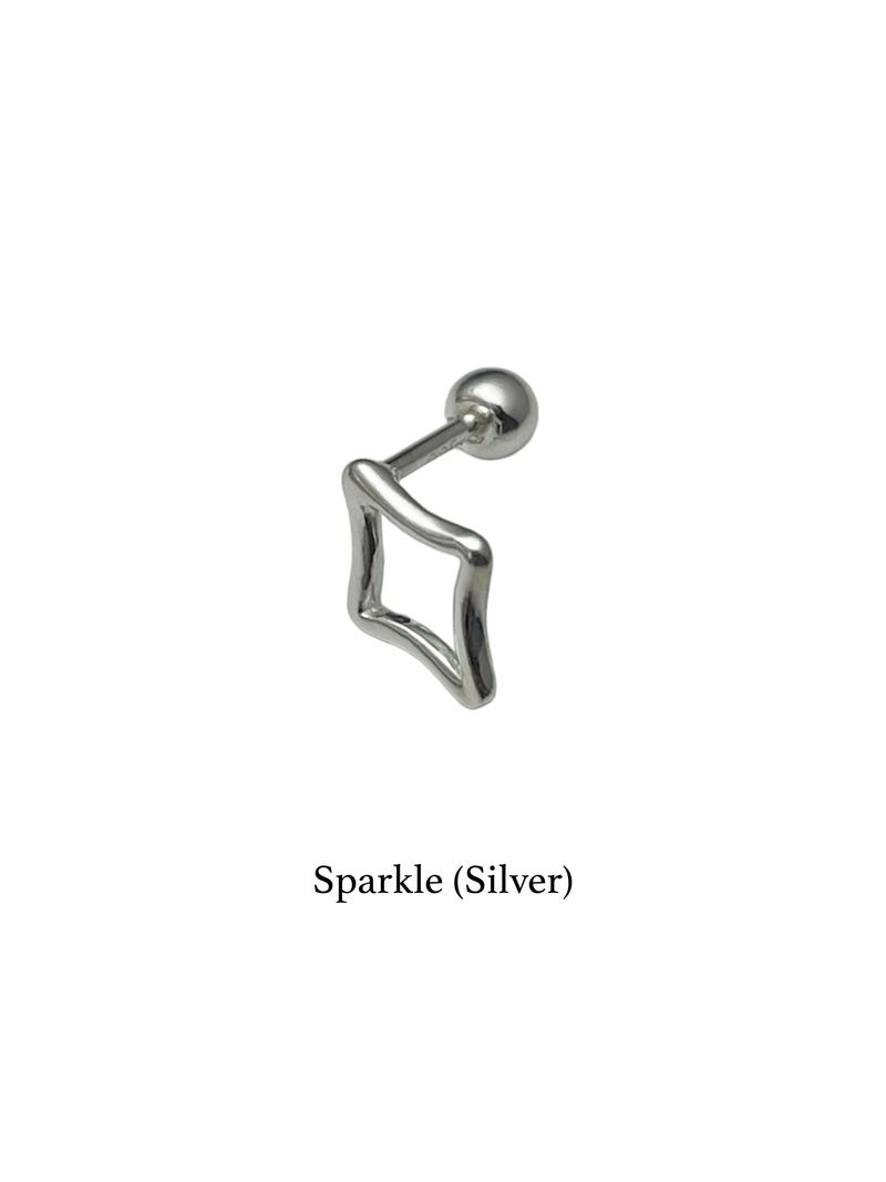 [Silver ver.] Fruit doodle piercing 2