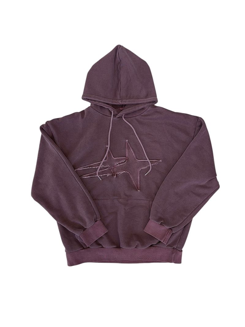 Double Star Pigment-Dyed Hoodie (2 Colors)