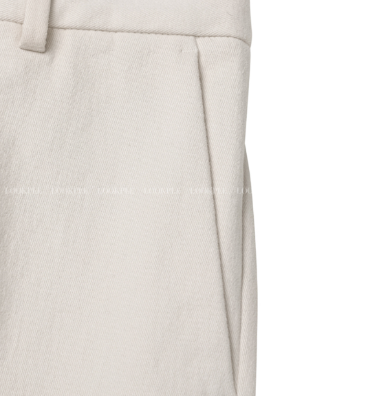 Logane Brushed Slim 9 Part Back Banding Cotton Pants