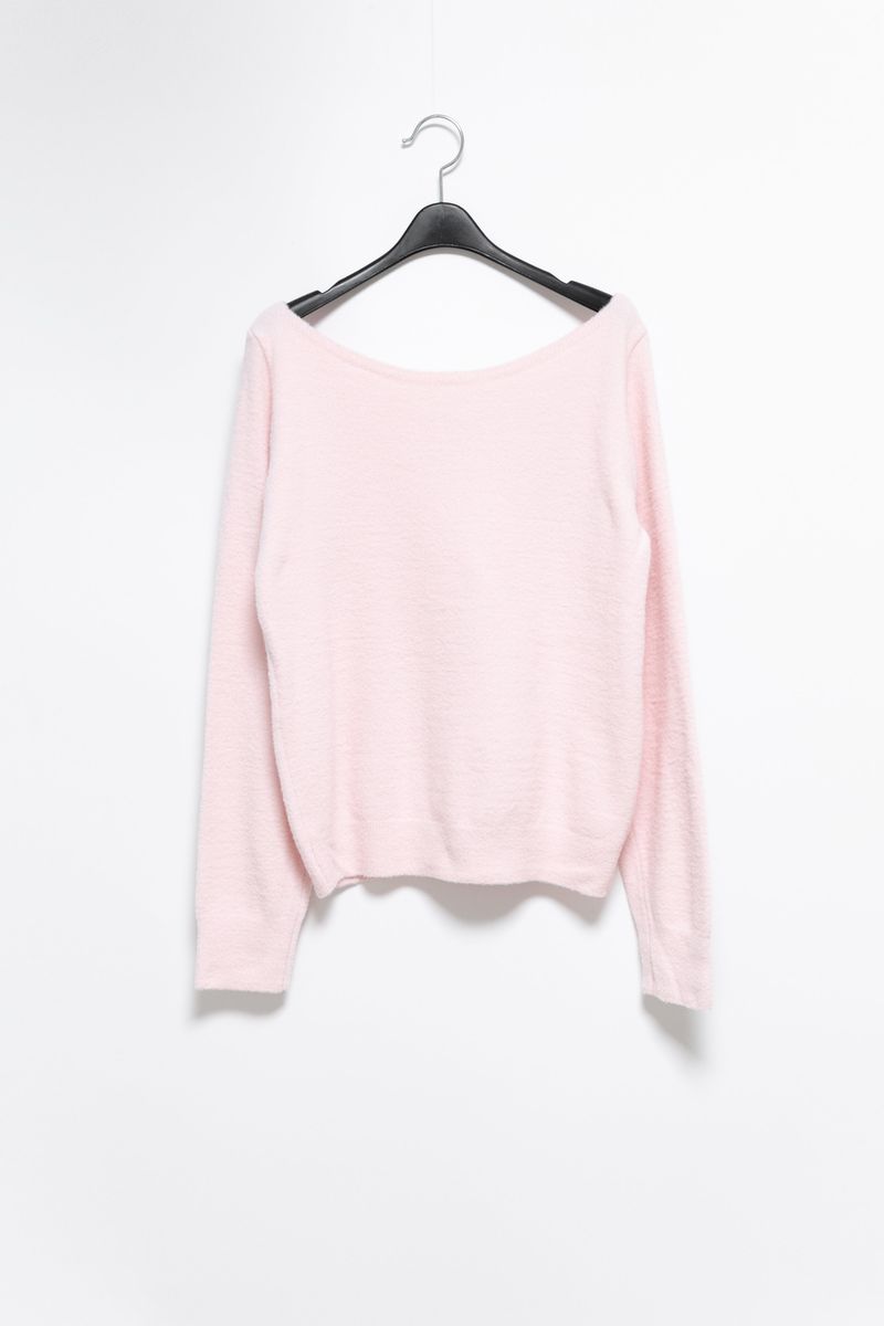 pastel boat-neck knit(4colors)