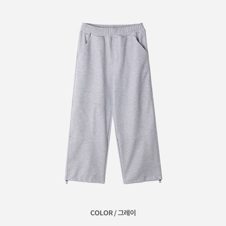 Tus rivet fleece sweat pants