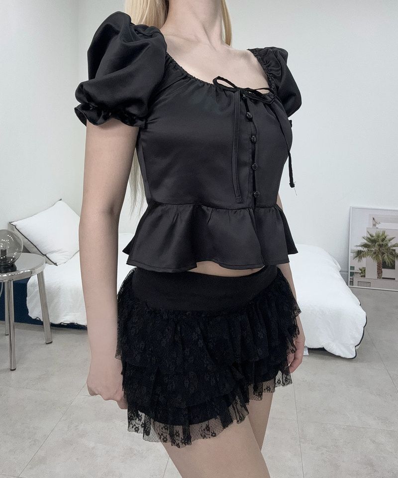 Flower Tiered Skirt (3colors)