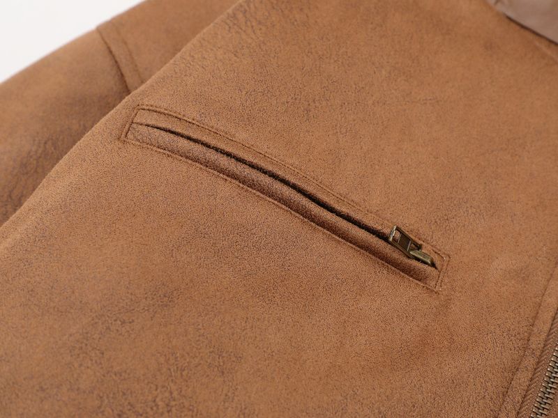 Berlin Leather Fur Collar Jacket
