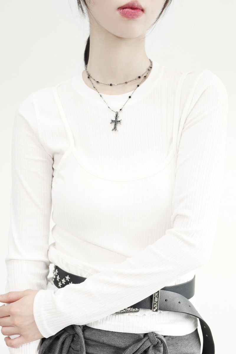 NONCODE（ノンコード）の「Wimre Cross Layered Necklace（Accessories）」