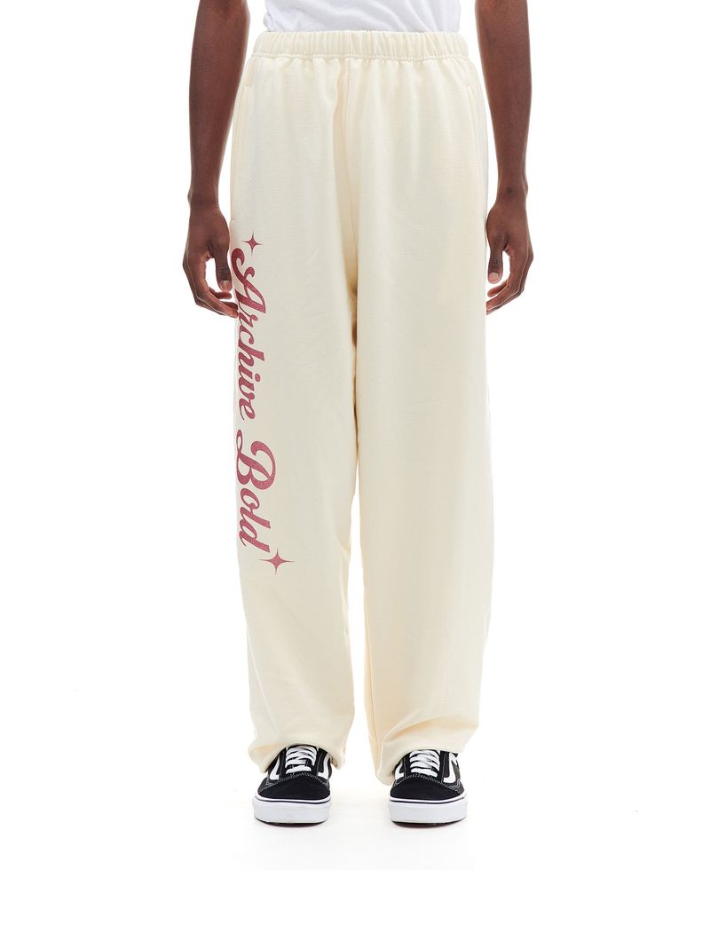 ARCHIVE BOLD(アーカイブボールド)の「AB GLITCH SWEAT PANTS (IVORY)(Pants)」