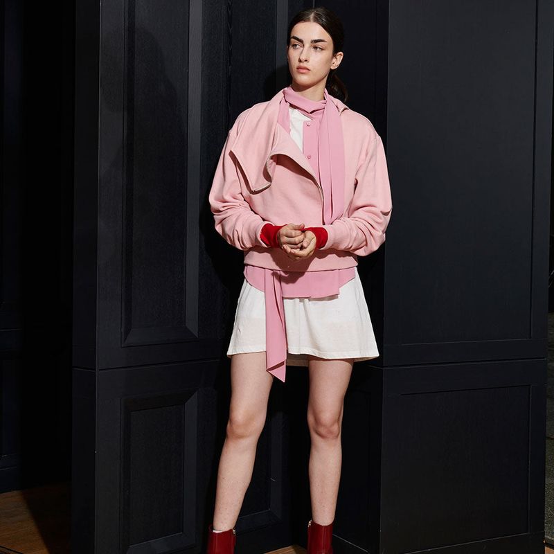 PUBLICKA X(パブリカエックス)の「 SYDNEY COWL NECK SWEATSHIRT, PINK(Tops)」