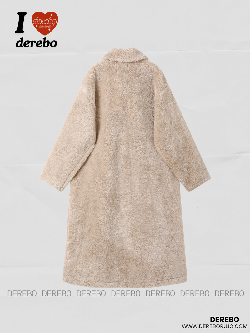 Snow Toggle Wool Mustang Long Coat