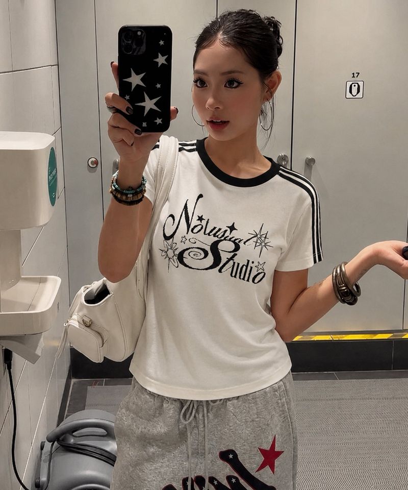 Pixel Studio Semi Crop T-Shirts - 6COLOR