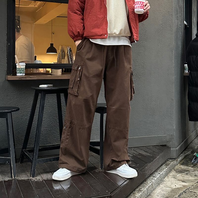 LMN dust multi-pocket cargo pants (3 colors)