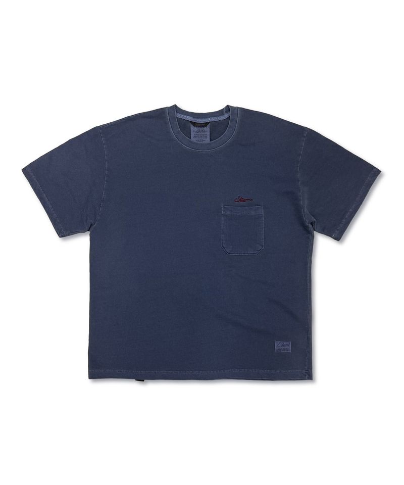 STIGMA（スティグマ）の「SCRT PIGMENT POCKET T-SHIRTS NAVY（Tops）」
