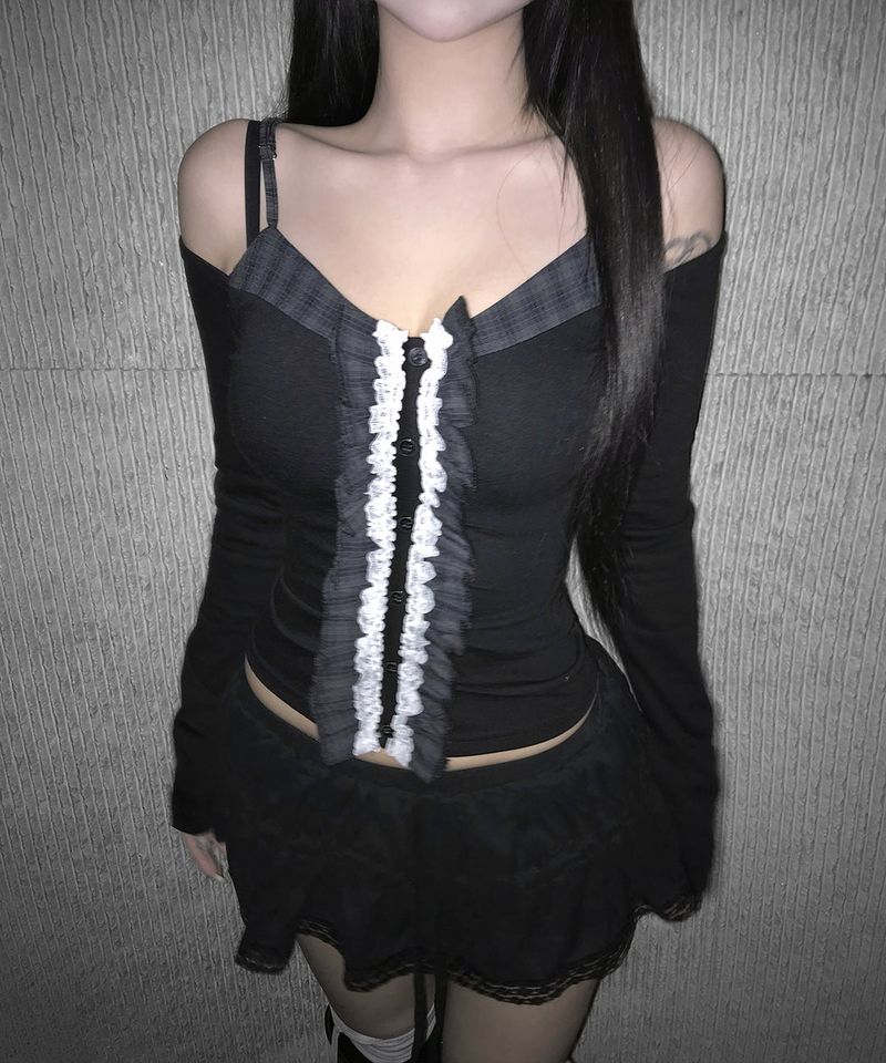 rael frill tee (3colors)