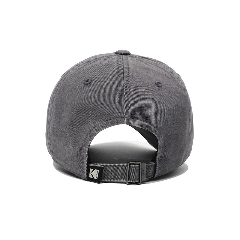 Relaxed Fit Square Logo Ball Cap【GREY】