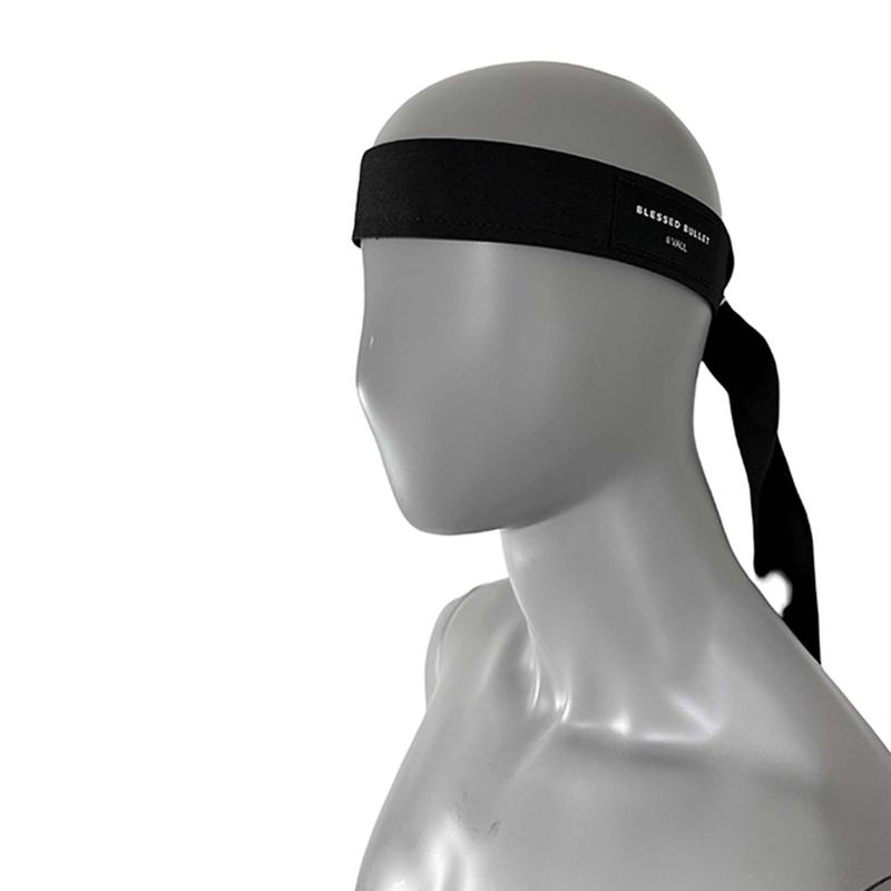 Label multi-tie scarf