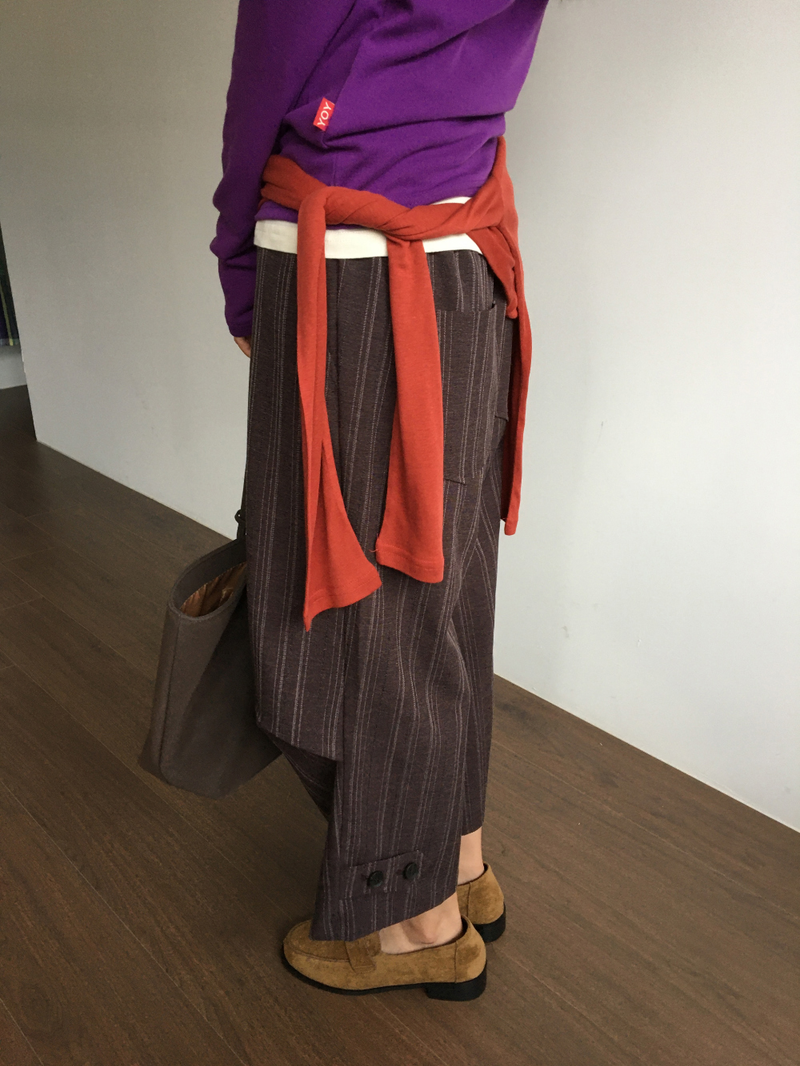 Sienna Button cropped pants (3color)