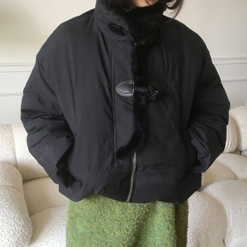Cocom fur Duffle Short Padded Jumper