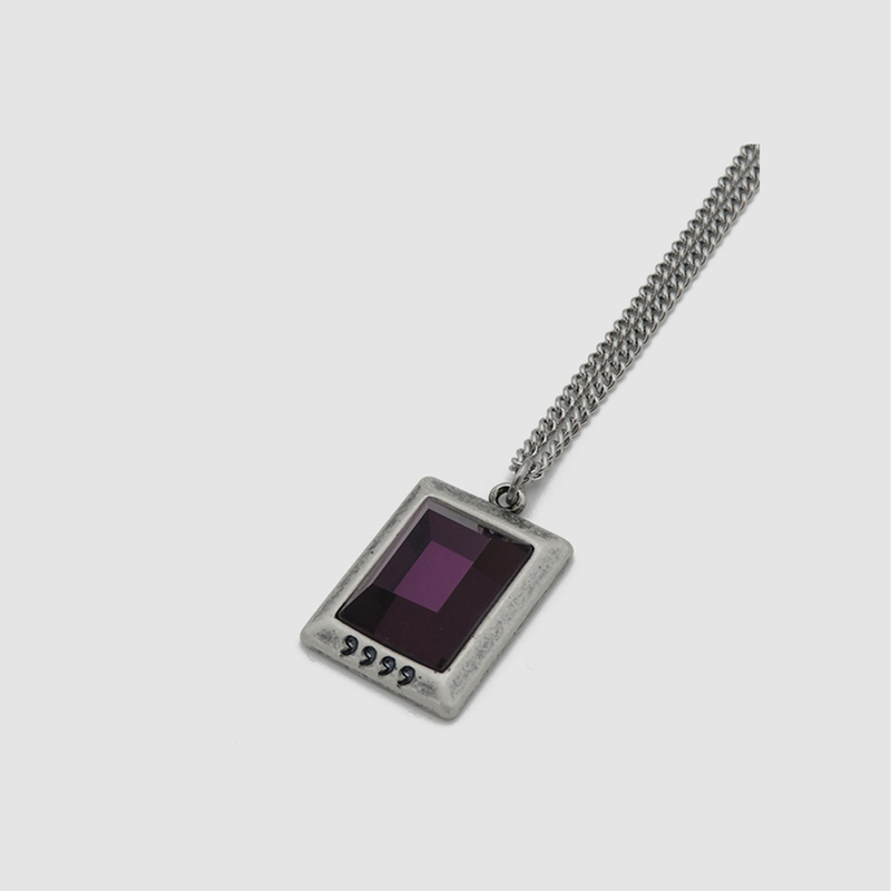GEM STONE V NECKLACE
