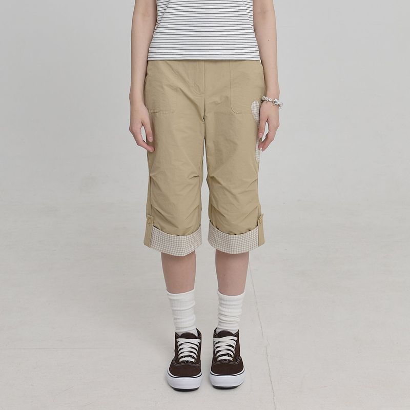 WaiKei（ワイケイ）の「Check Applique Capri Pants（Pants）」