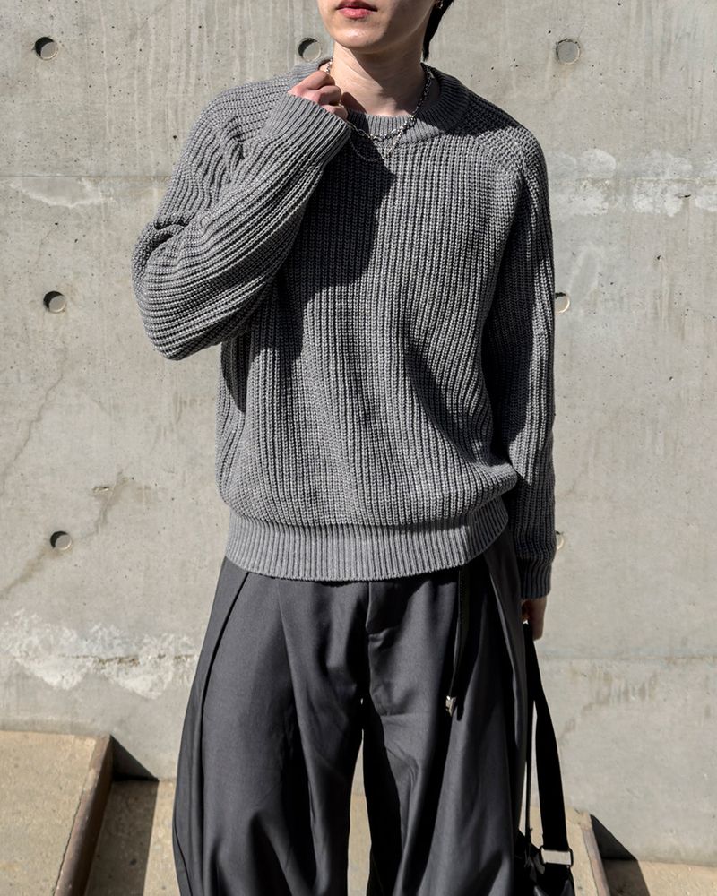 Hild Panel Cropped Hachi Knit