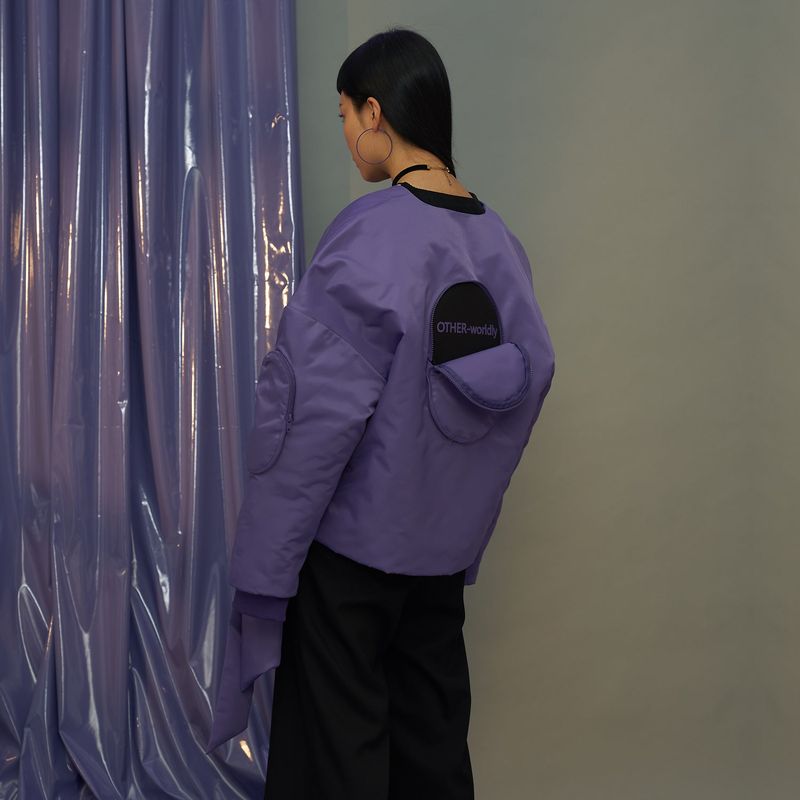VIOLET wrap jumper