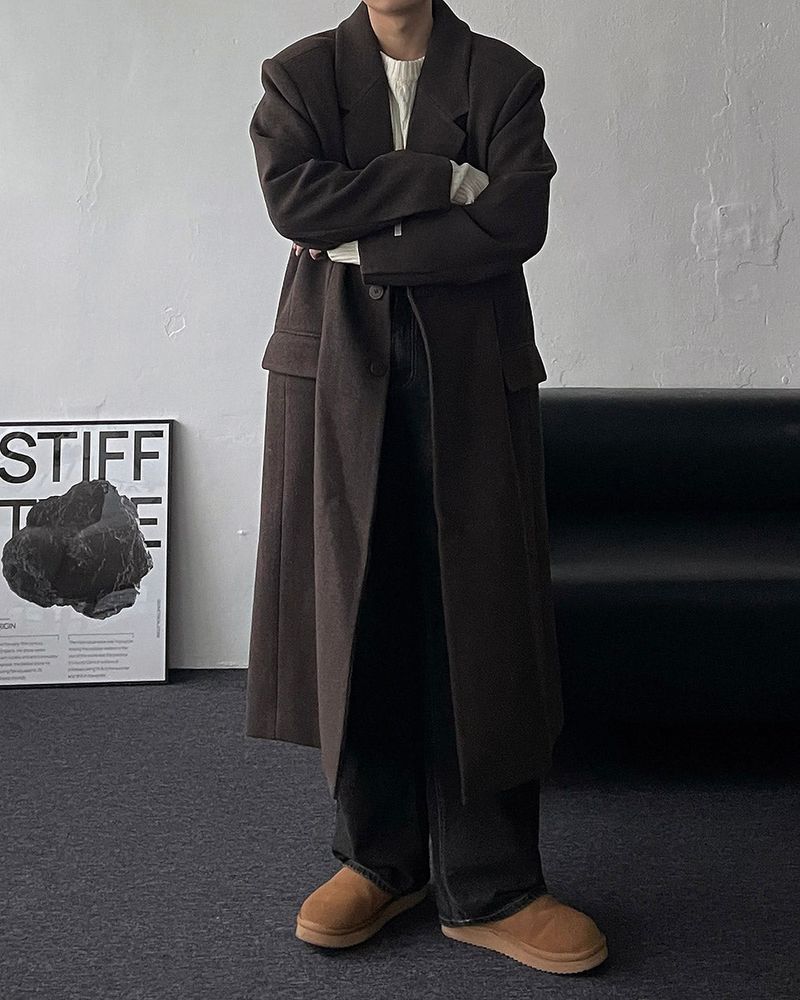 YM Lauren Wool Dart Coat (4 colors)