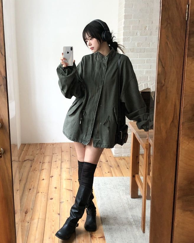 Mobe Washed Short Field Jacket