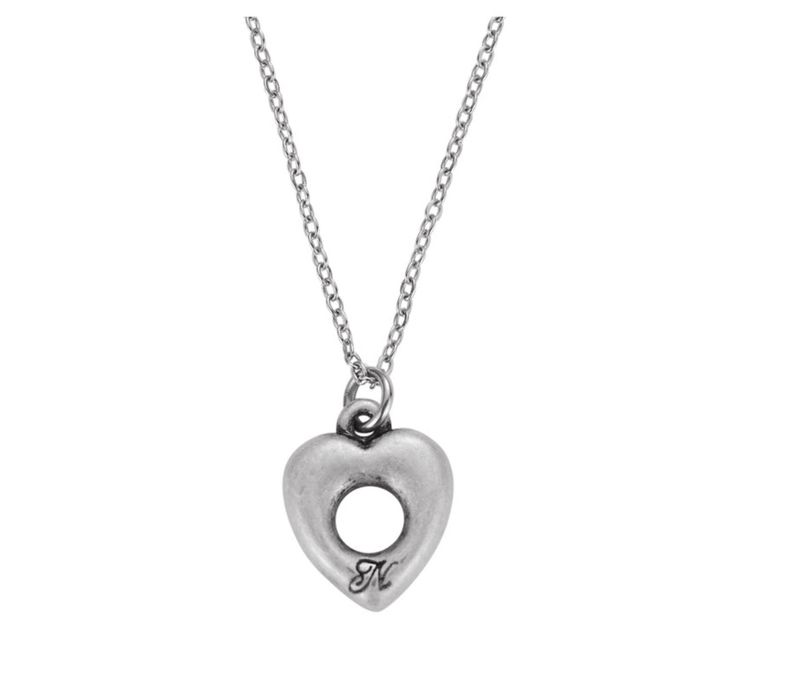 heart hole necklace