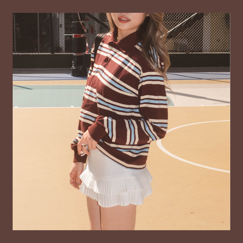 We Fell In Love In Reality（ウィ フェル イン ラブ イン リアリティ）の「Hailey's Polo Shirt - 2 colours（Tops）」