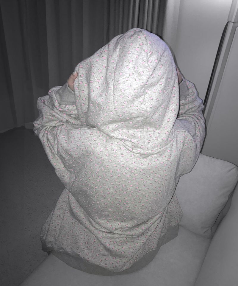 garden set hood zip-up (2colors)