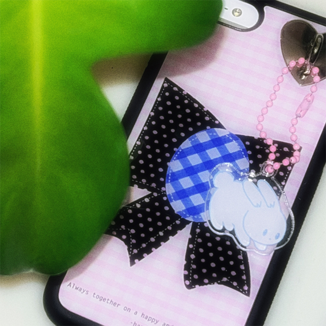 HAPPIMYMEMINE（ハッピーマイミーマイン）の「[MADE] リボンフォンケース（スマホグッズ/小物）」