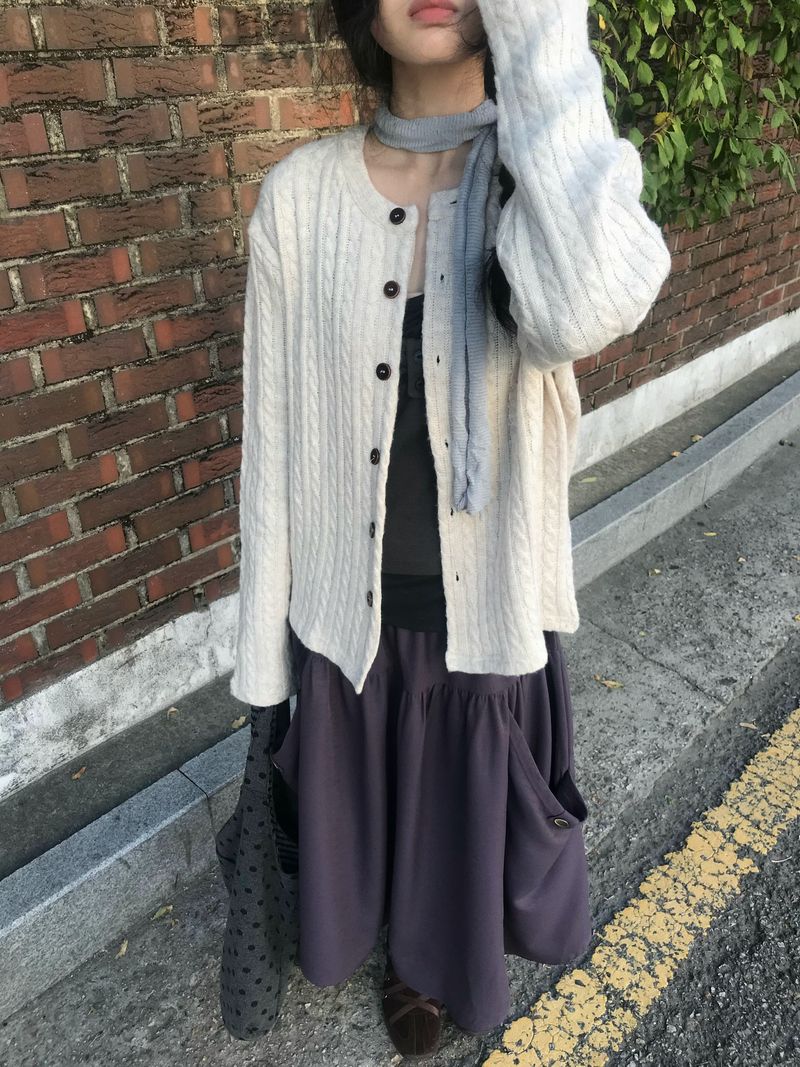 Cable Knit Cardigan