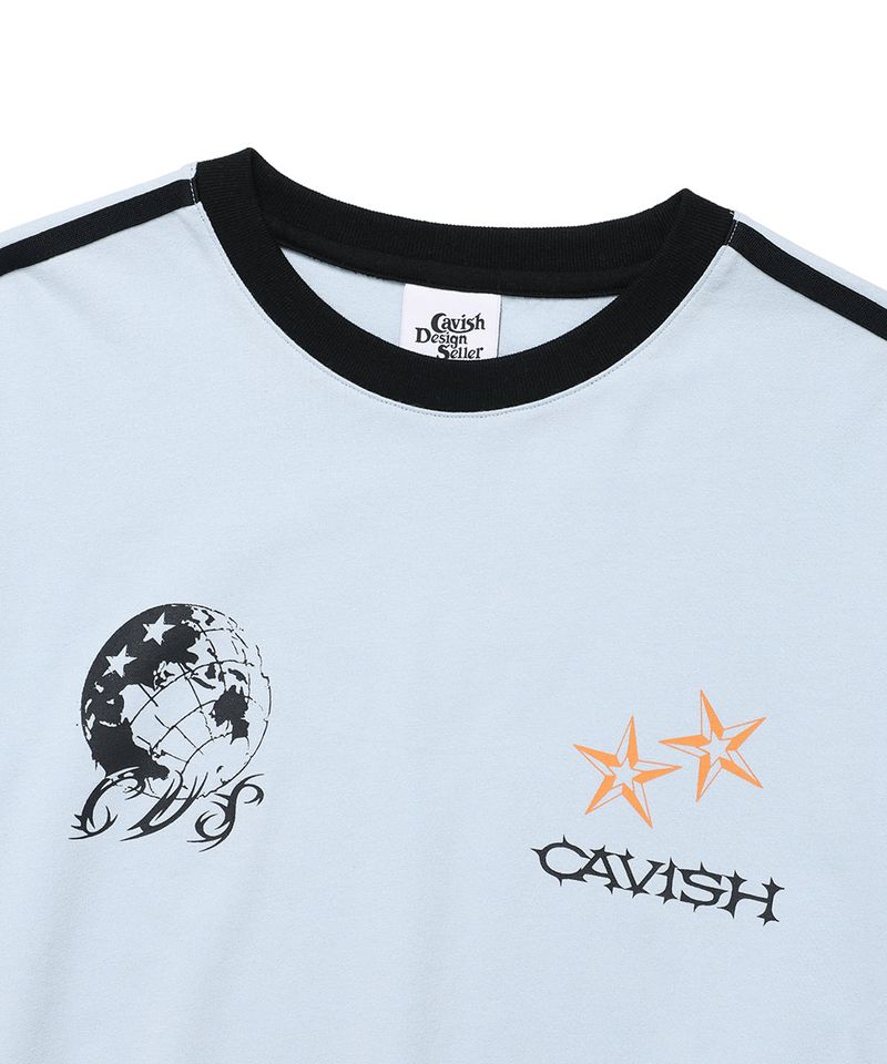 GLOBE FOOTBALL LS TEE BLUE(CV2FSUT552A)