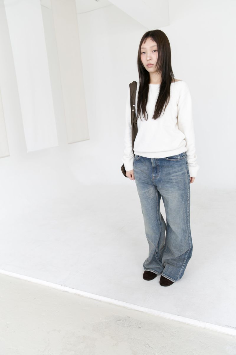 pastel boat-neck knit(4colors)